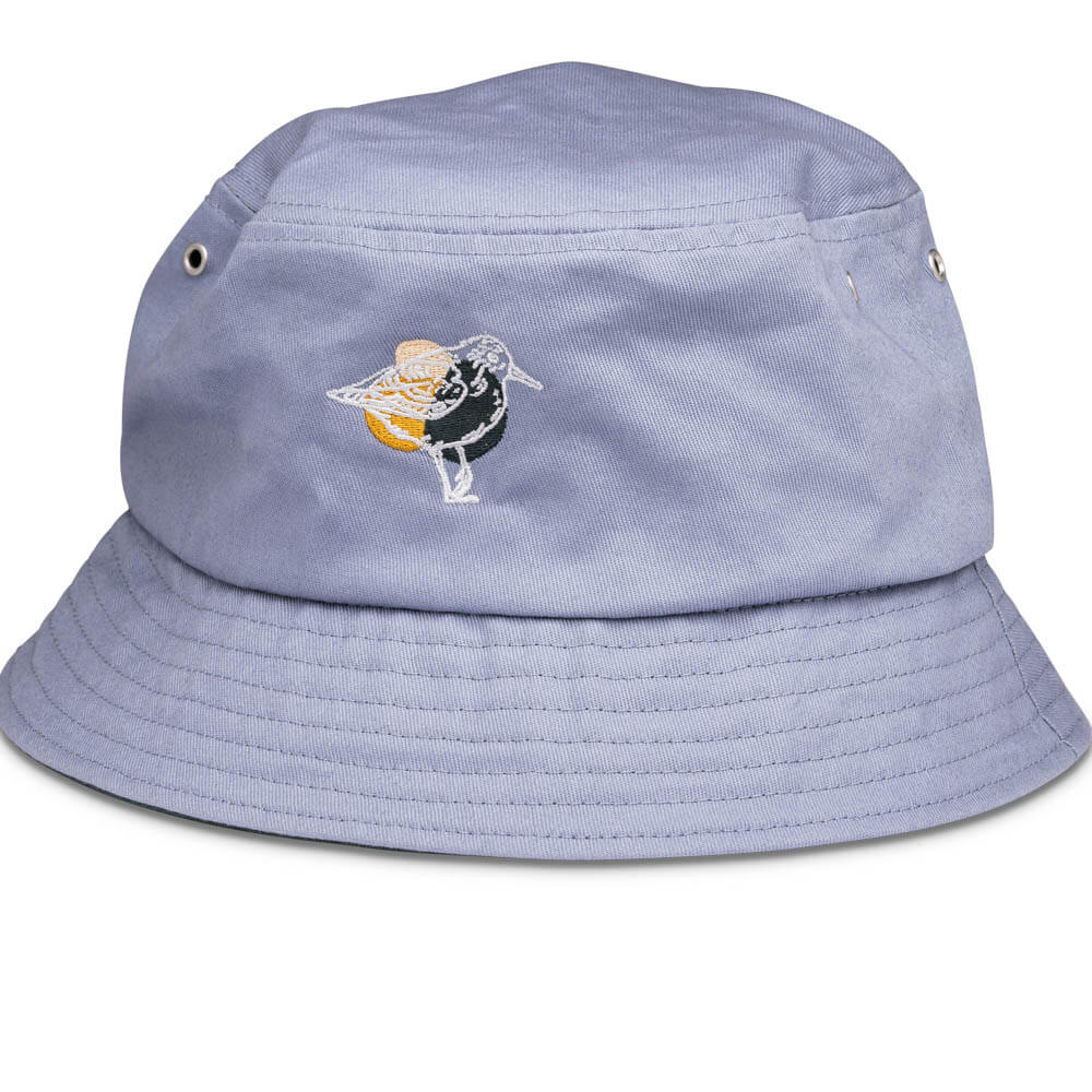 WESTERN SANDPIPER (BLUE) Interesting Bird Hemp Bucket Hat - product image #1