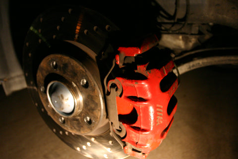 Caliper re-installed.