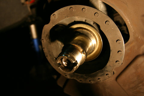 Spindle with bearing removed.