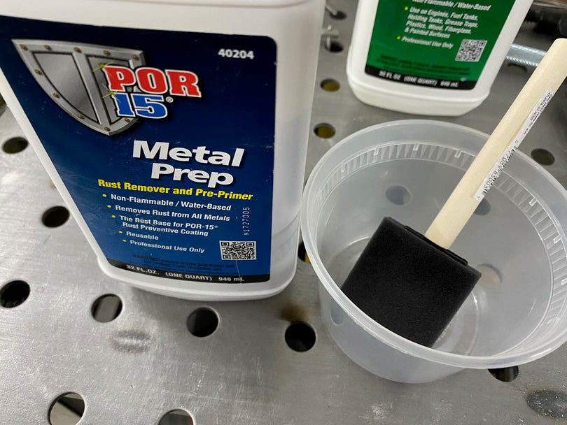 Bottle of POR-15 Metal Prep.