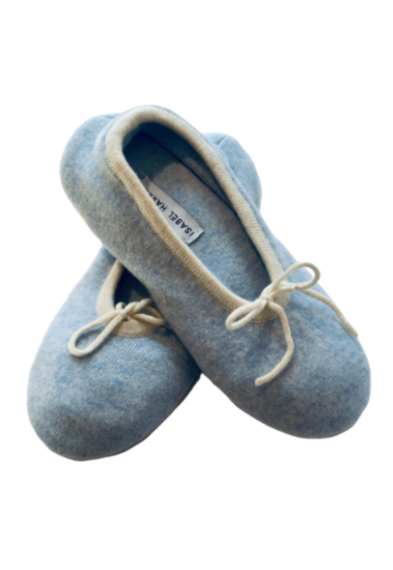 blue ballet slippers