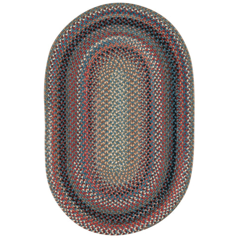 Capel Rugs Eaton Wool Soft Chenille Braided Casual Country Oval Rug New  Leaf 200
