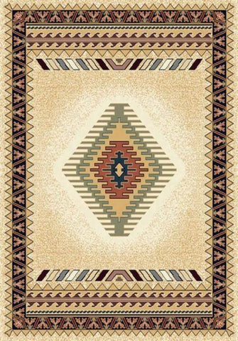 United Weavers Of America 4 x 5 Beige Indoor Solid Area Rug at