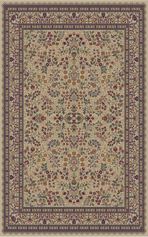 Concord Global Trading Jewel Athens Brown 5 ft. 3 in. Round Area Rug