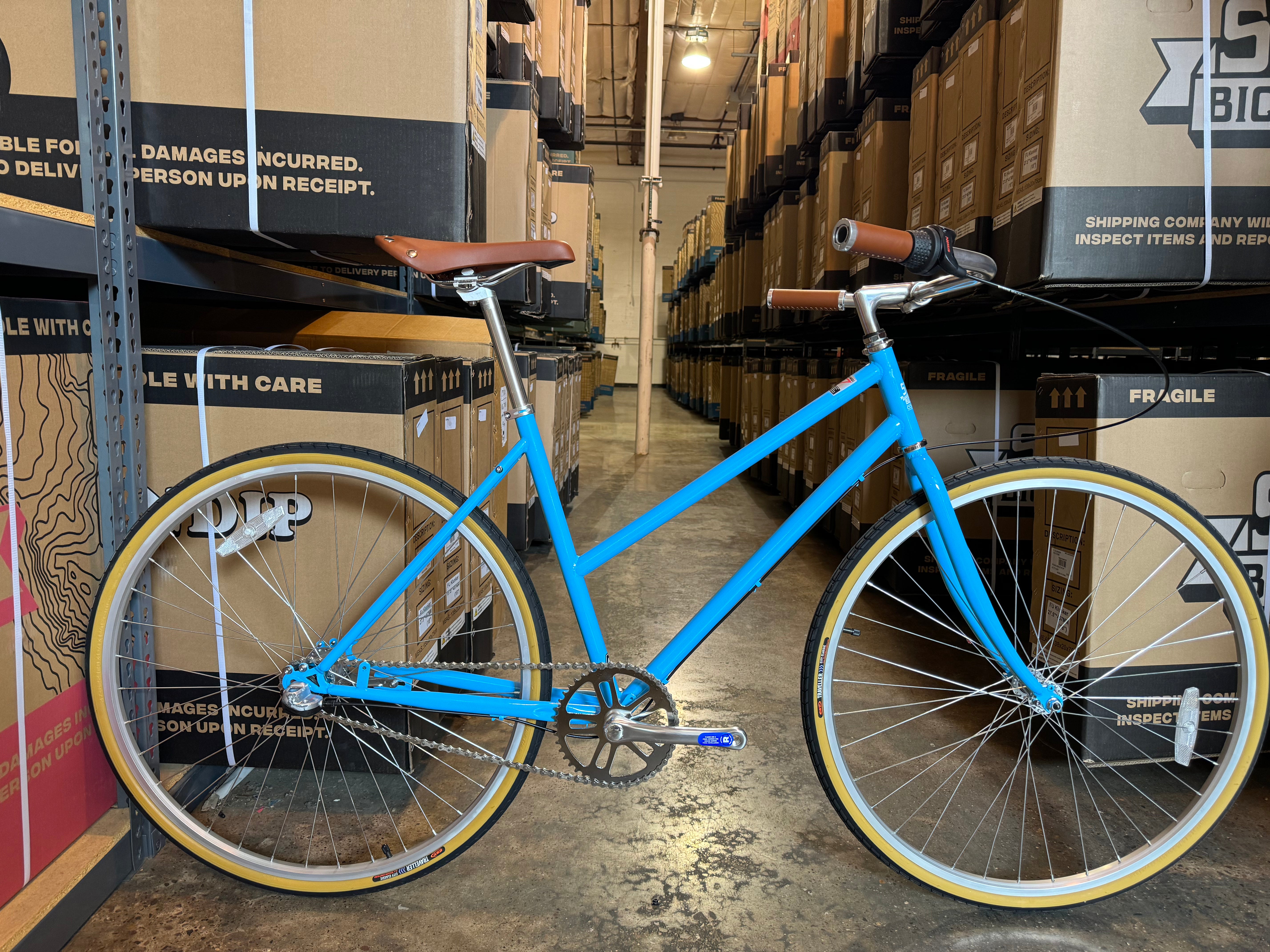 #933 - City-Bike - Azure 3-speed- Size Medium (48cm) - Like-New Condition