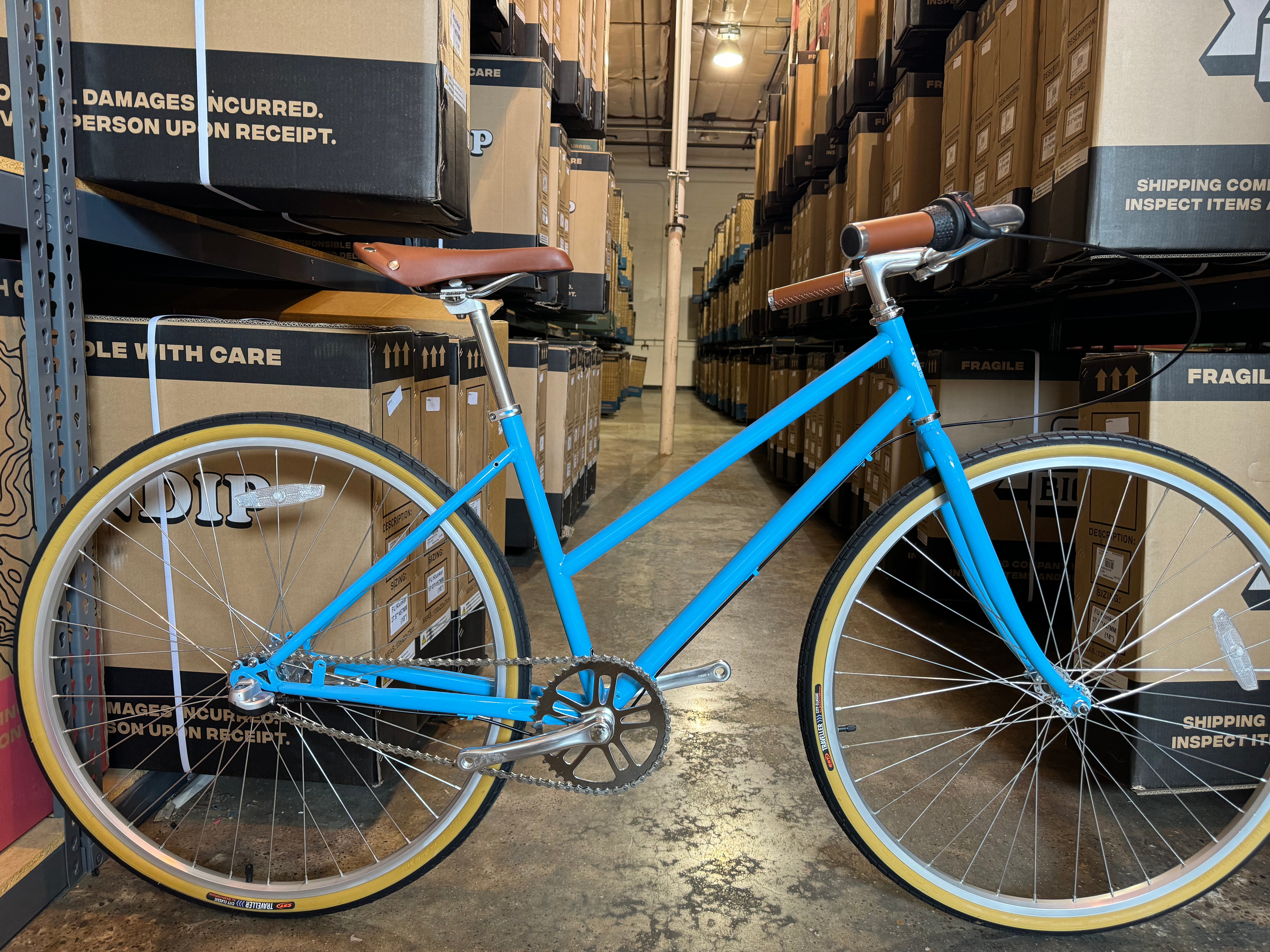 #934 - City-Bike - Azure 3-speed- Size Medium (48cm) - Good Condition