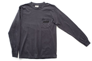 State Bicycle Co. - "Ambigram" - Pocket Long Sleeve T-Shirt (Graphite)