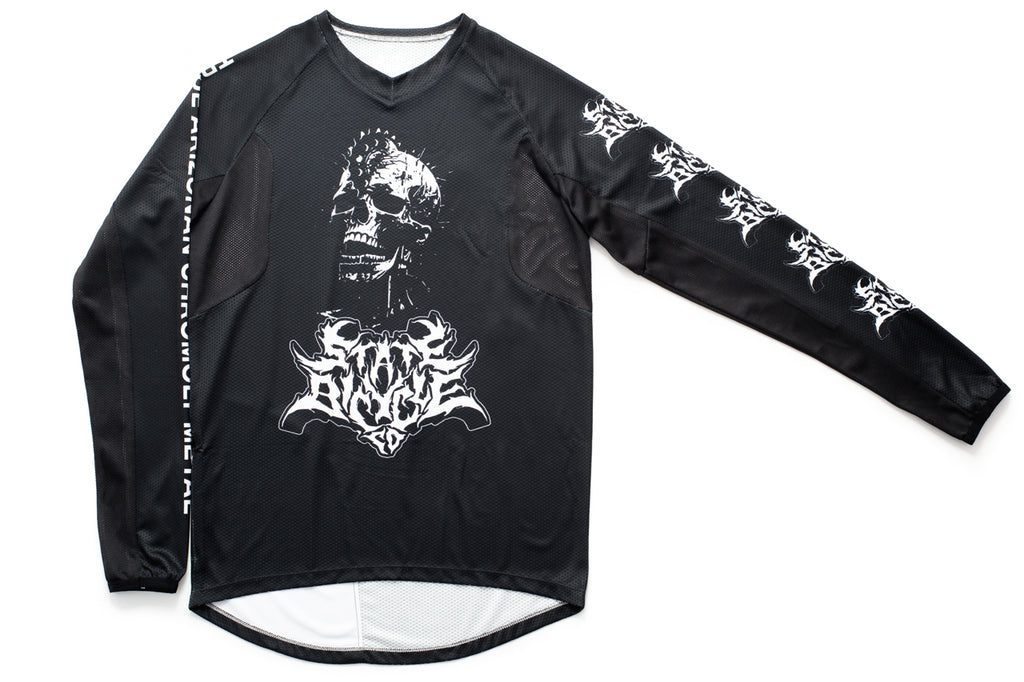 State Bicycle Co. - "Death Metal" All-Road Jersey - Long Sleeve Tech-T