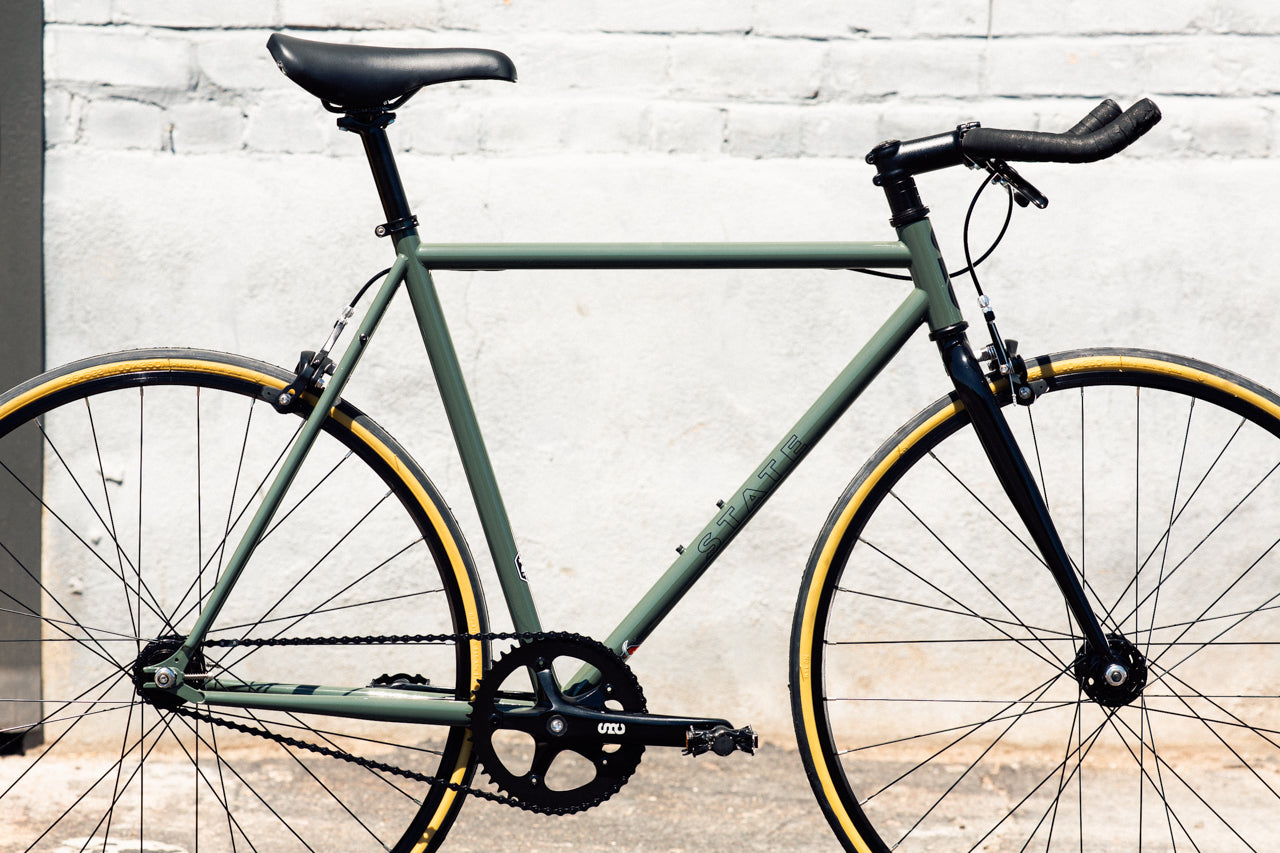 state bicycle army green