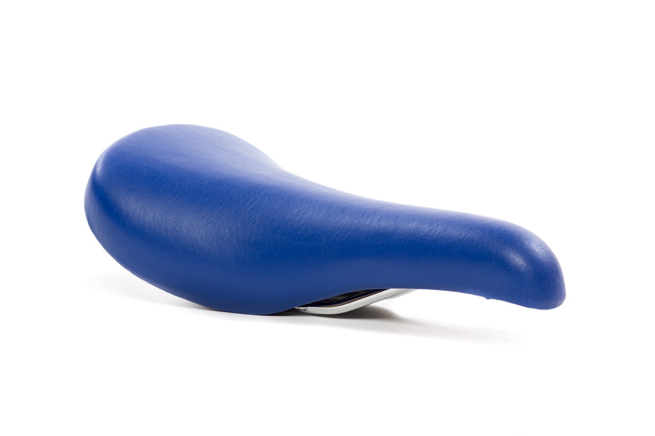 blue mtb saddle