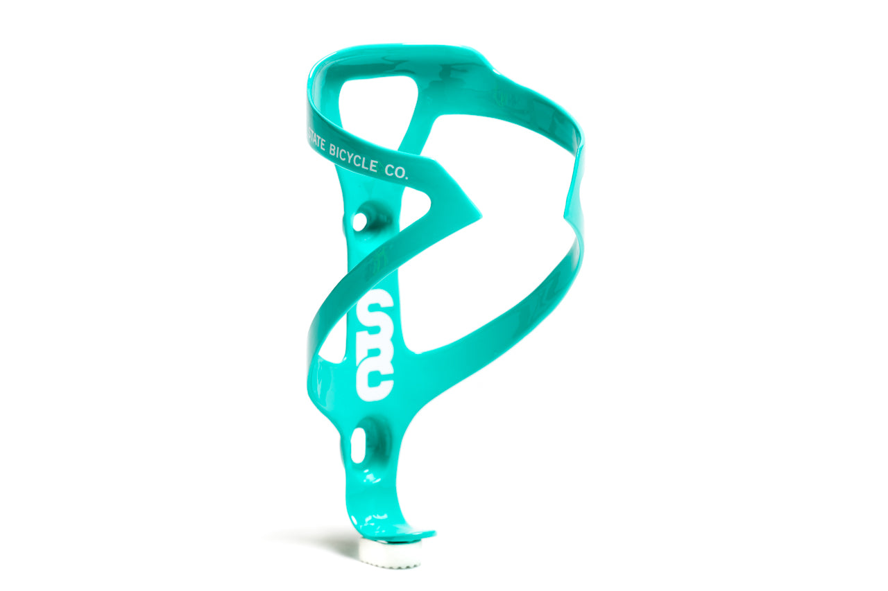 turquoise water bottle cage