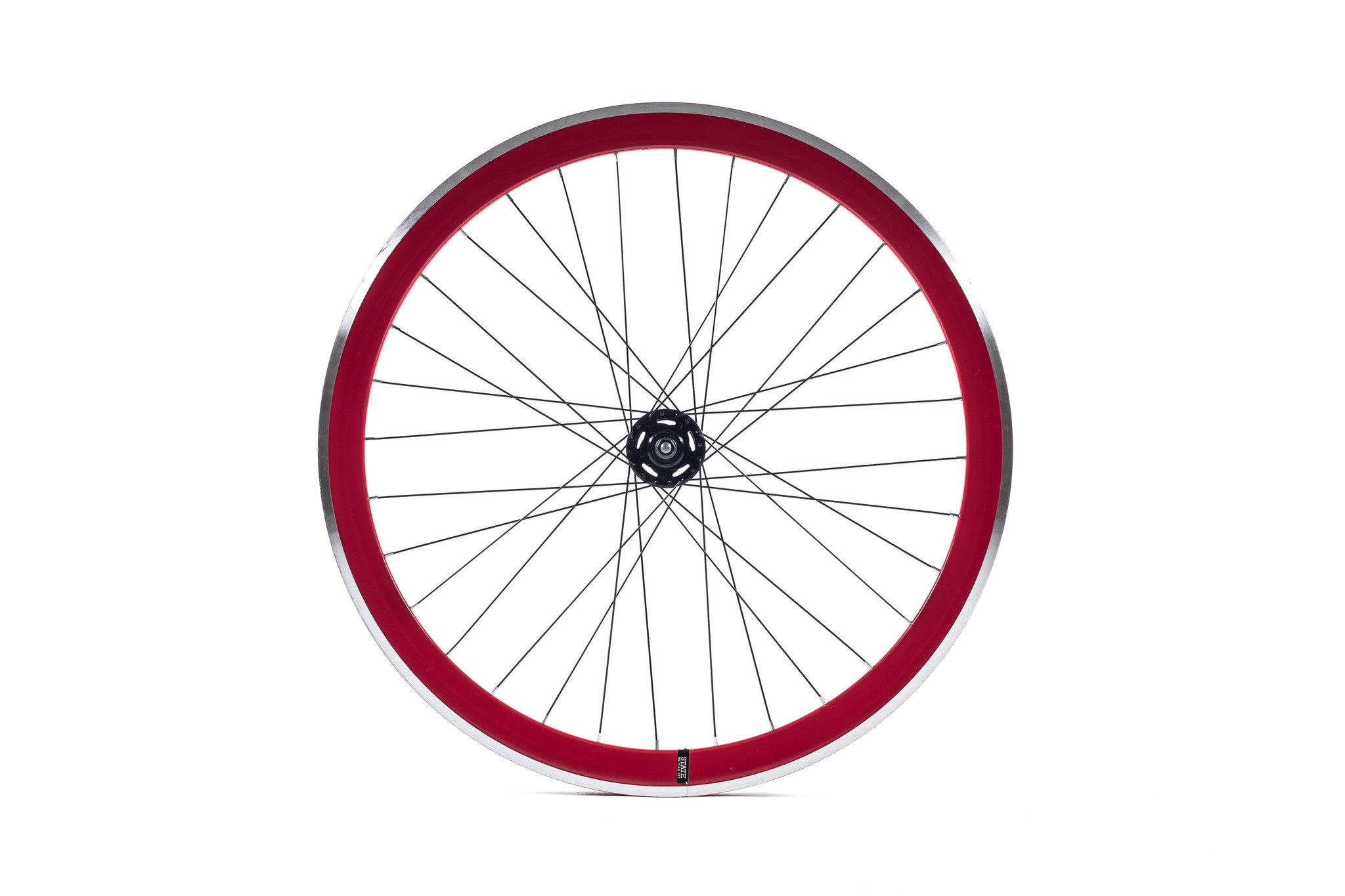 red bike rims