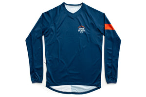 State Bicycle Co. - "Mountains" - All-Road Long-Sleeve Tech-T Jersey - Sustainable Clothing Collection