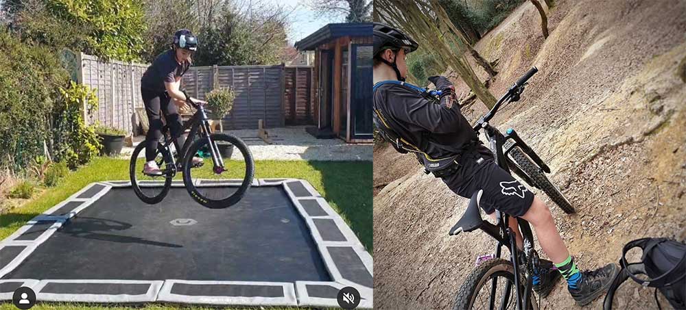 bicycle training at home