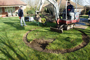 Removing the turf