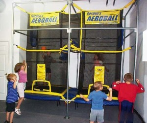 Aeroball 2 x 2 trampoline grid