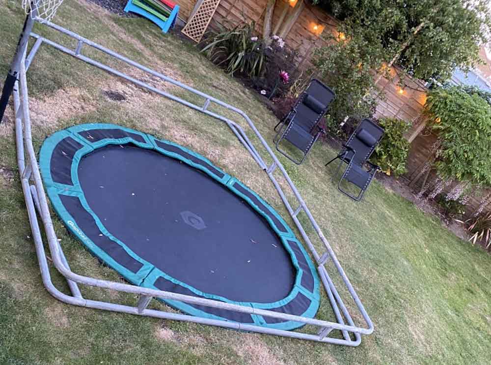 Super Dad's trampoline lockdown upgrade! | Play UK