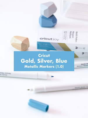Cricut Joy Metallic Markers, 1.0 mm (3 ct), Gold, Silver, Blue, GooglyGooeys Philippines, Cricut, Teckwrap, Brother Scan N Cut, Oracal, Arts and Crafts, DIY Store