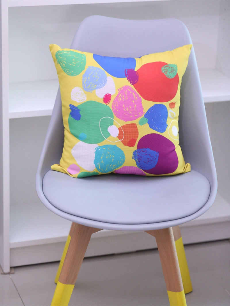 Riley x Googly Gooeys: Abstract Square Pillow--[Product vendor]-GooglyGooeys-DIY-Crafts-Philippines