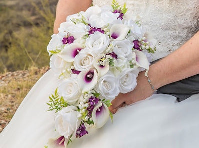 Handmade Fake Flowers Wedding Bouquet for Bridesmaid Florals