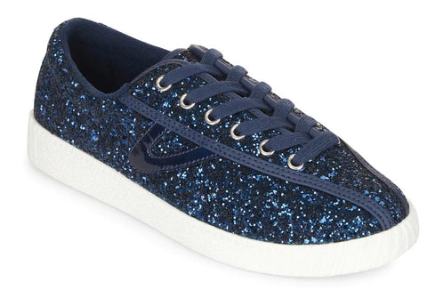 Glitter sneakers blue