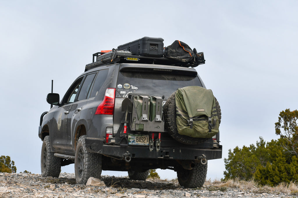 LRD GX460 Roof Rack - Stainless Steel - New Wide Version - LRDOffroad.com