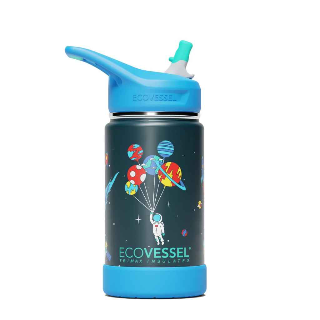 EcoVessel Boulder 20 oz Insulated Water Bottle w/ Strainer Vapor Wave