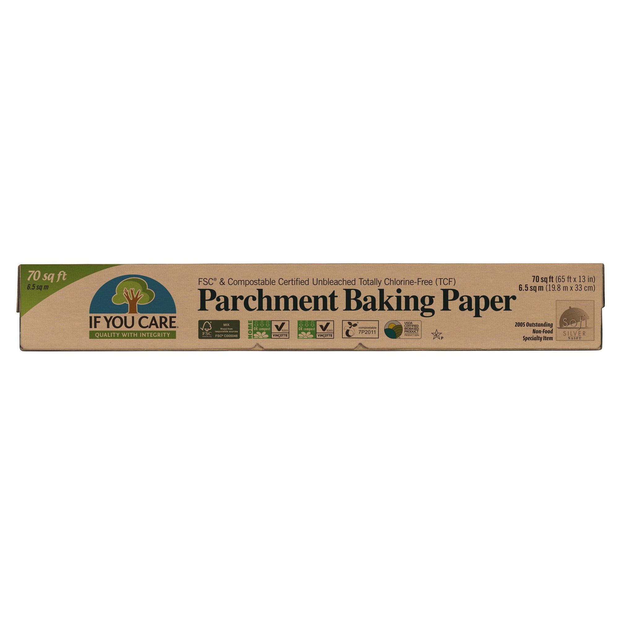Recyclable Parchment Paper For Baking, Non-Stick Precut Baking Parchment -  Go-Compost Baking Sheets