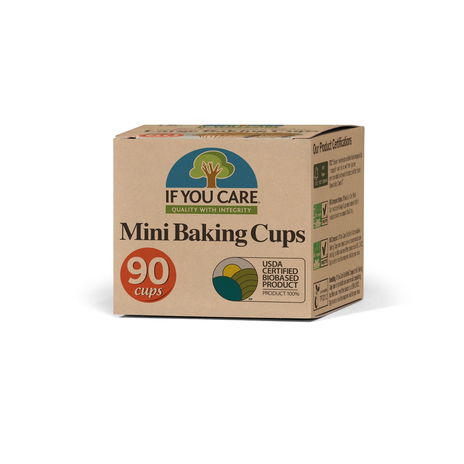 If You Care Jumbo Baking Cups Unbleached -- 24 Cups