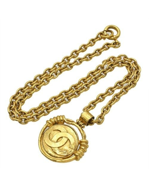 CHANEL | Coco Mark Necklace 94P | Gold – 29 North Boutique at The Post Oak  Hotel