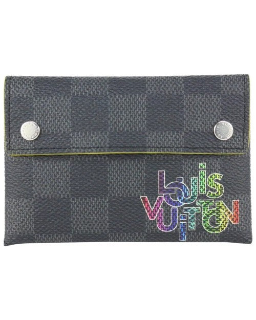 LOUIS VUITTON BLACK MONOGRAM ECLIPSE POUCH CARDHOLDER (2012) - CRTBLNCHSHP