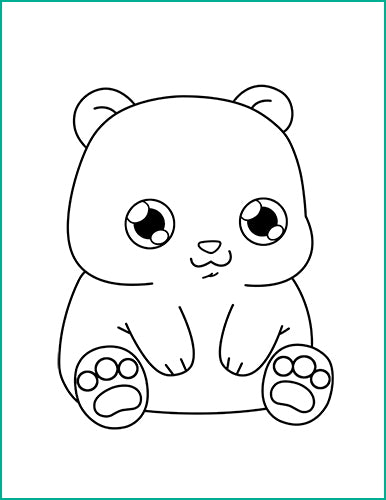 Dessin Kawaii Panda Étape 13