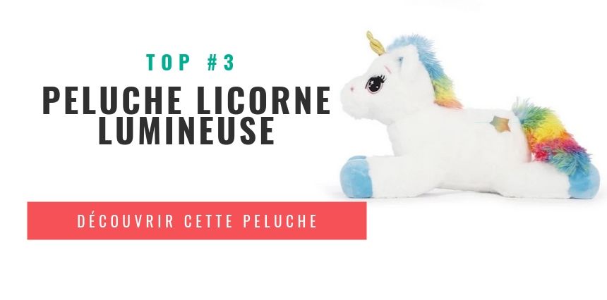 Peluche Licorne Lumineuse