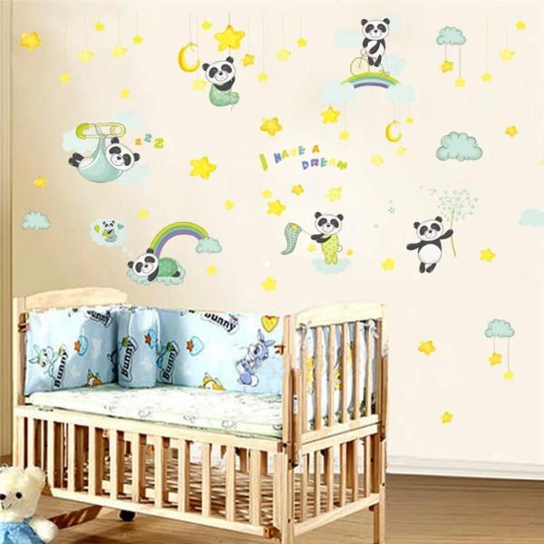 Bebe Panda La Gamme Complete Petit Panda Etiquete Chambre