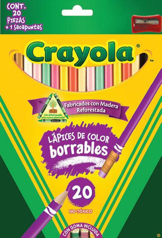 Colores Crayola Borrables C/20