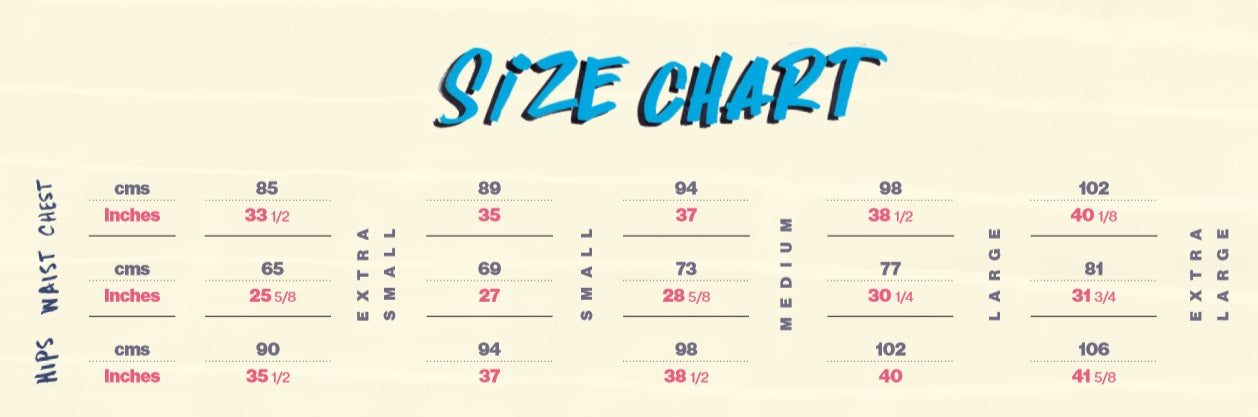 maaji size chart