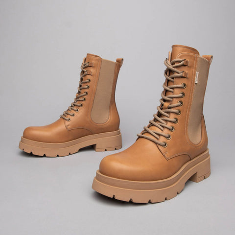 NeroGiardini E116691D tan leather boots