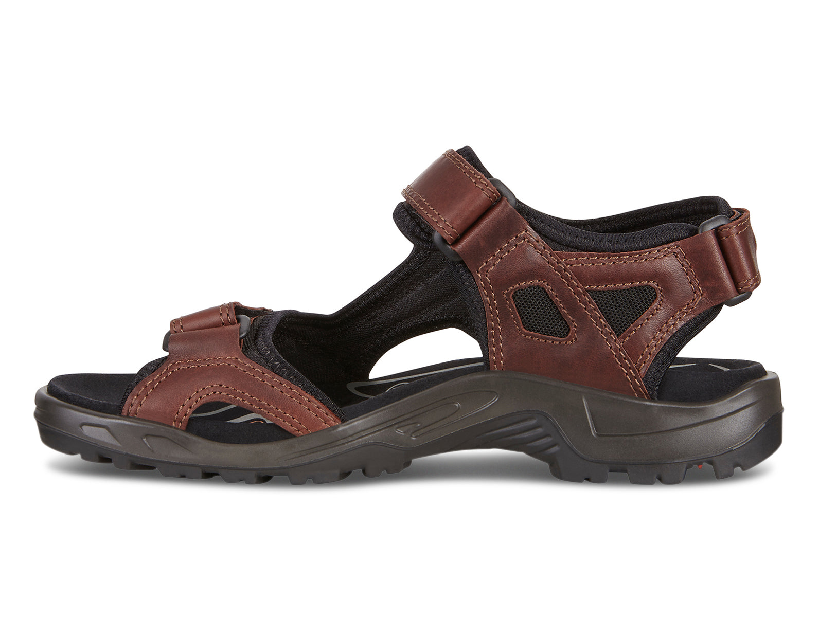 ecco mens leather sandals