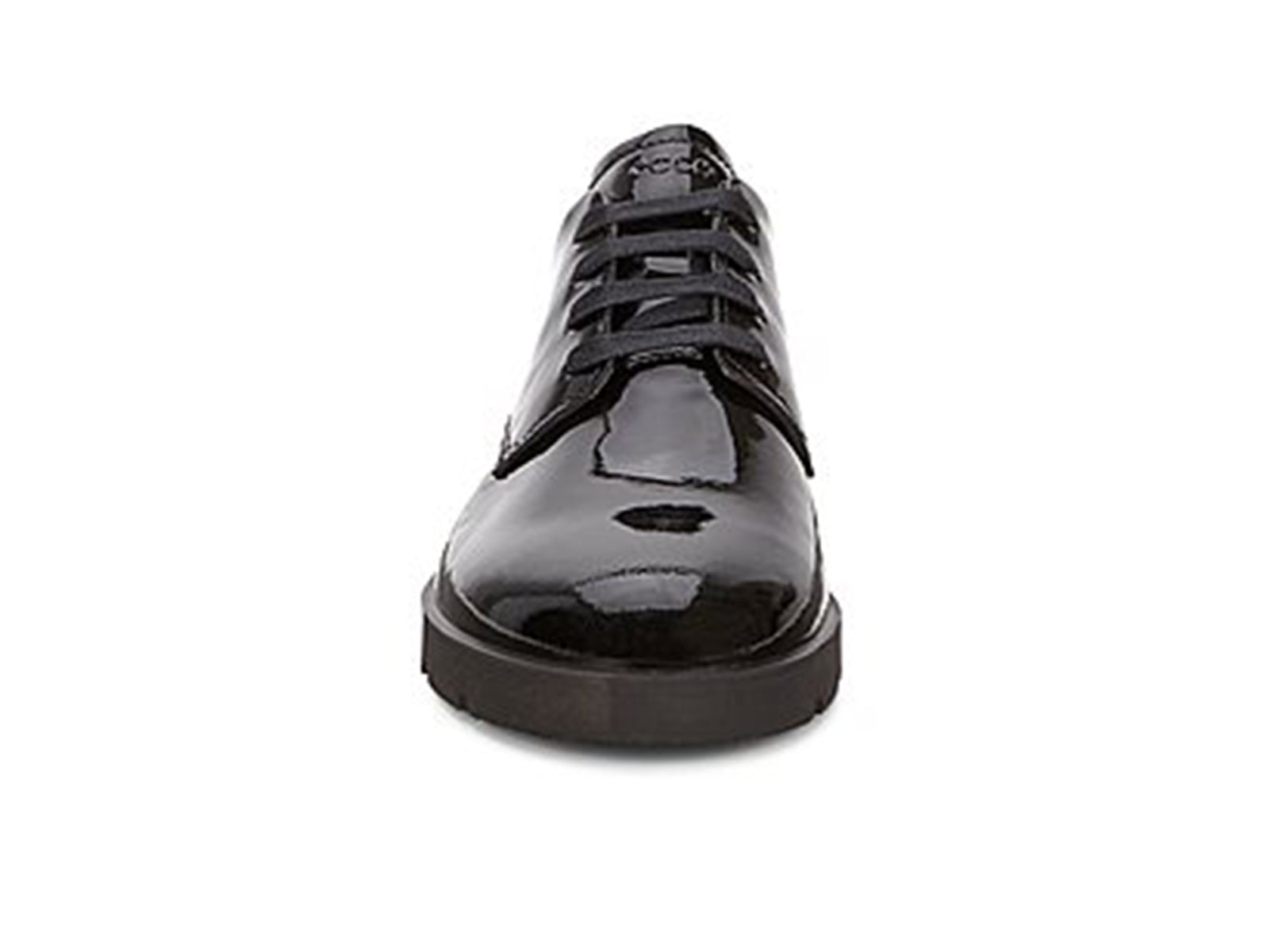 ecco black patent shoes