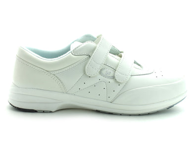 Propet W3845 | Ladies Walking Shoes | White Leather – Walsh Brothers Shoes