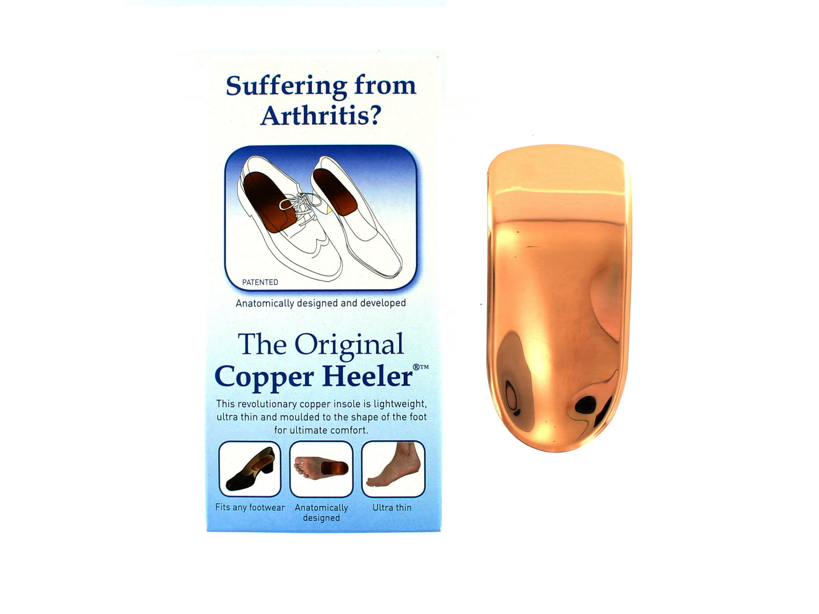 copper foot insoles