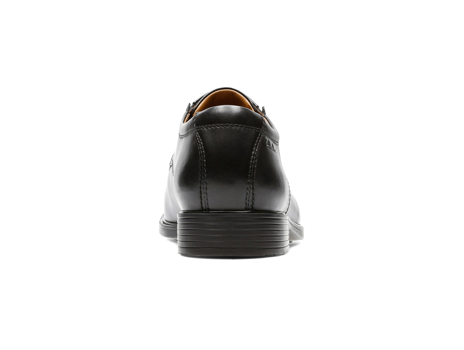 clarks tilden plain black