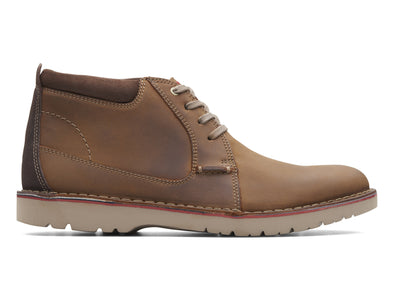 Clarks Vargo Mid | Dark Tan | Mens 