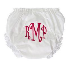 Embroidered Monogrammed Bloomers