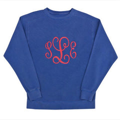 monogrammed comfort colors sweatshirt dallas tx