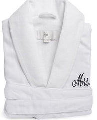 monogrammed robe