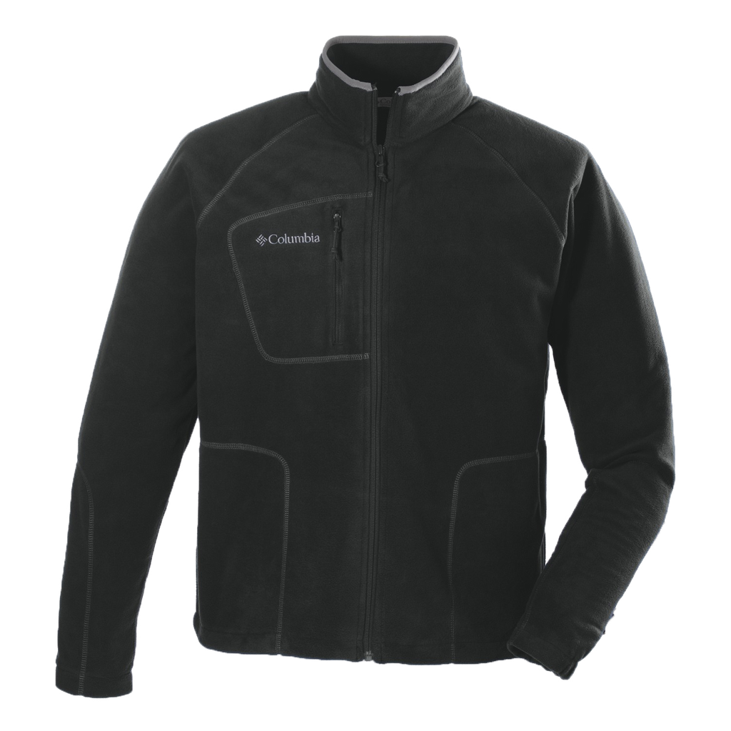 mens micro fleece full zip jacket