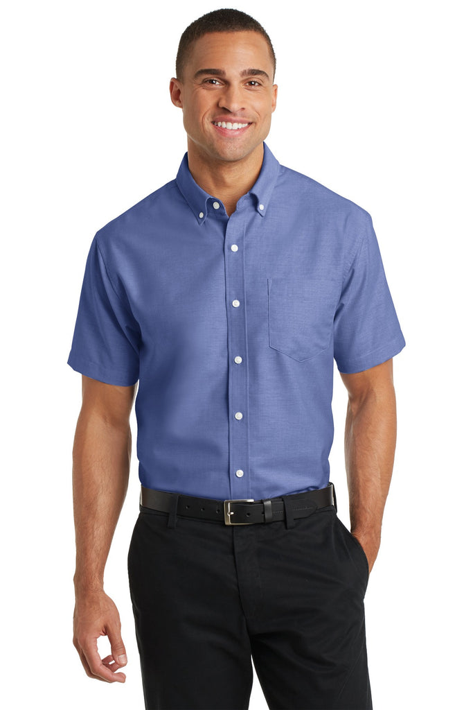 Port Authority® Short Sleeve SuperPro Oxford Shirt. S659