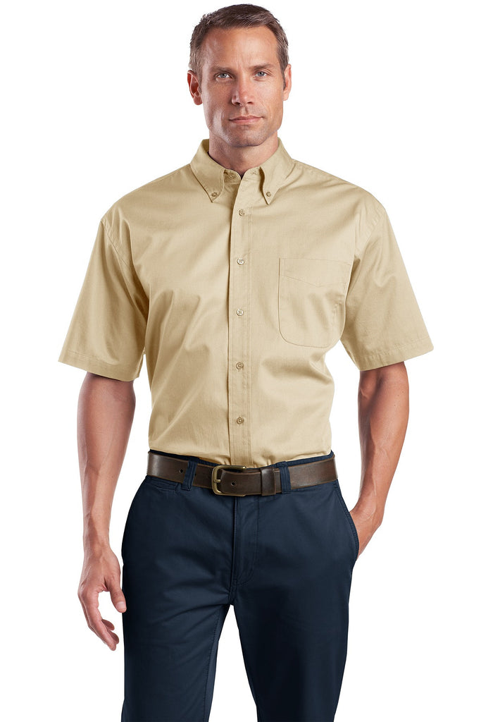 CornerStone® - Short Sleeve SuperPro Twill Shirt. SP18