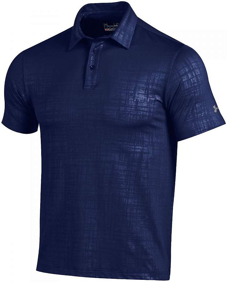 Under Armour Men's Kirby Scratch Plaid Polo Custom Embroidered Polos